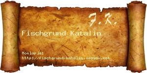 Fischgrund Katalin névjegykártya